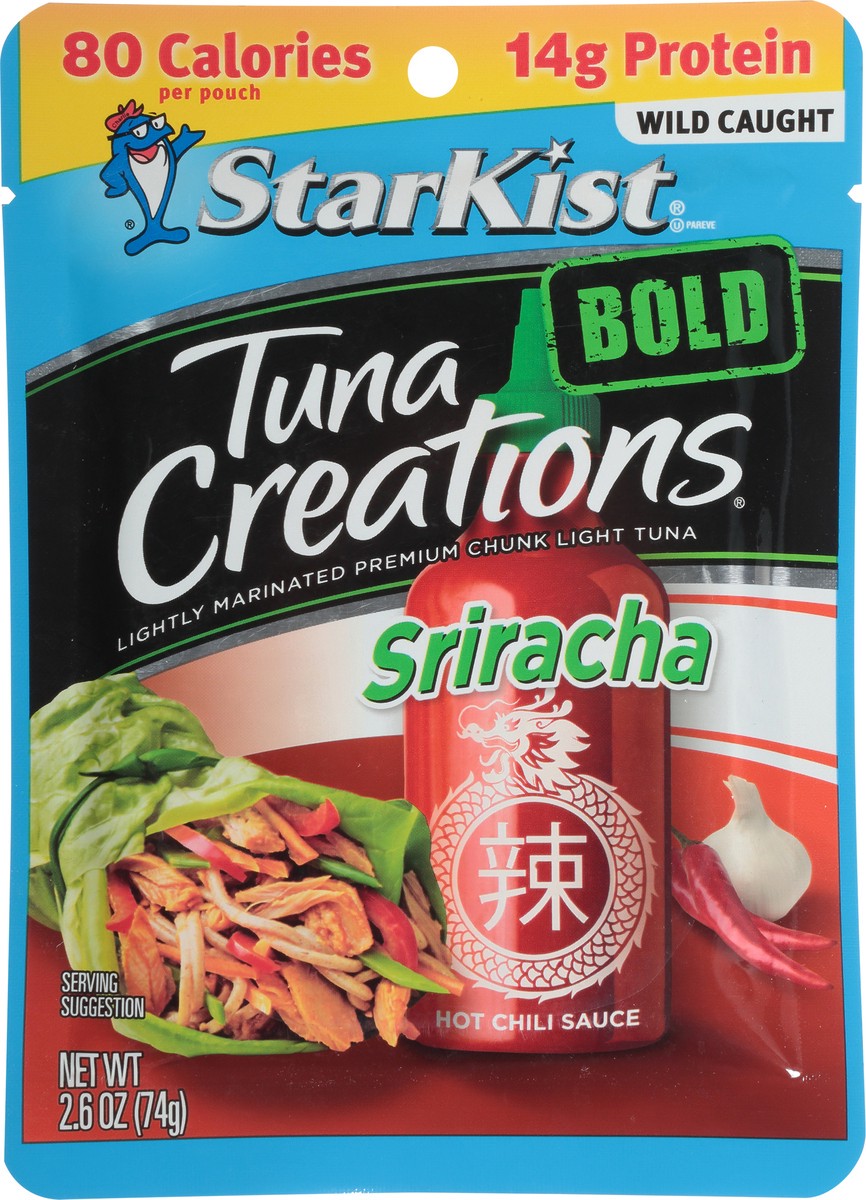 slide 6 of 9, StarKist Tuna Creations BOLD Sriracha Pouch - 2.6oz, 2.6 oz