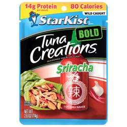 StarKist Tuna Creations Bold Seasoned Premium Sriracha Tuna 2.6 oz