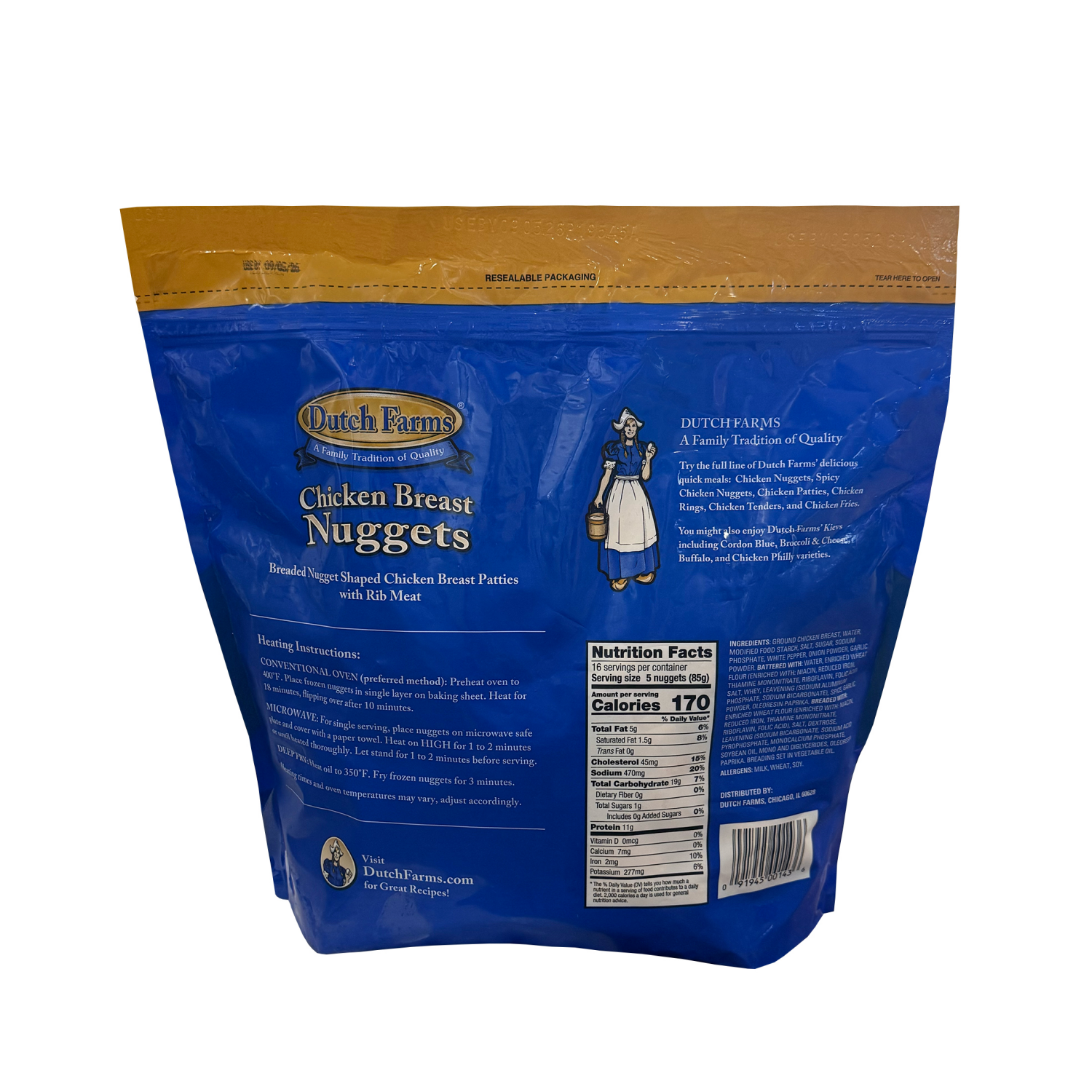 slide 2 of 2, Dutch Farms Chicken Nuggets, 48 oz