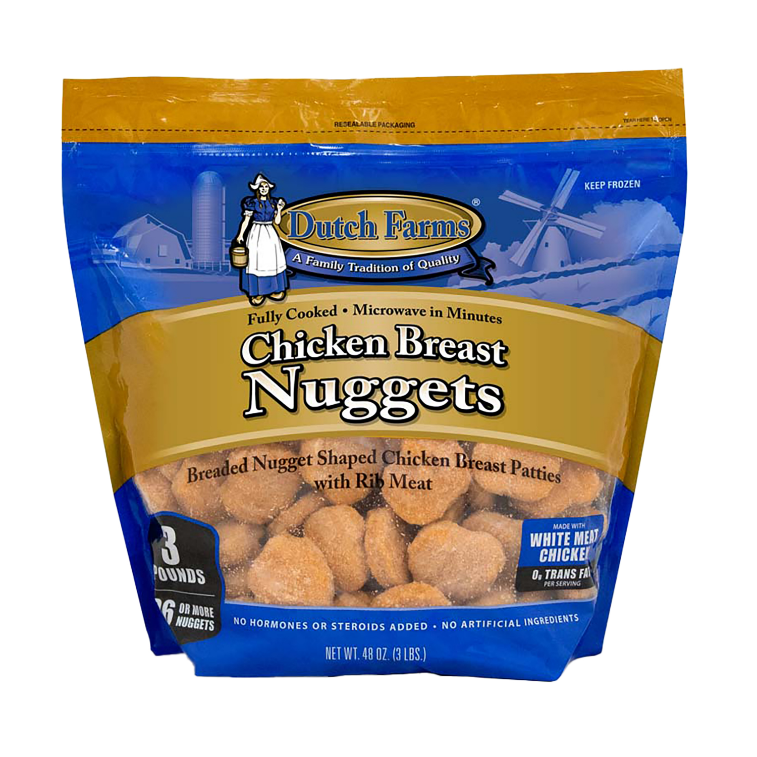 slide 1 of 2, Dutch Farms Chicken Nuggets, 48 oz