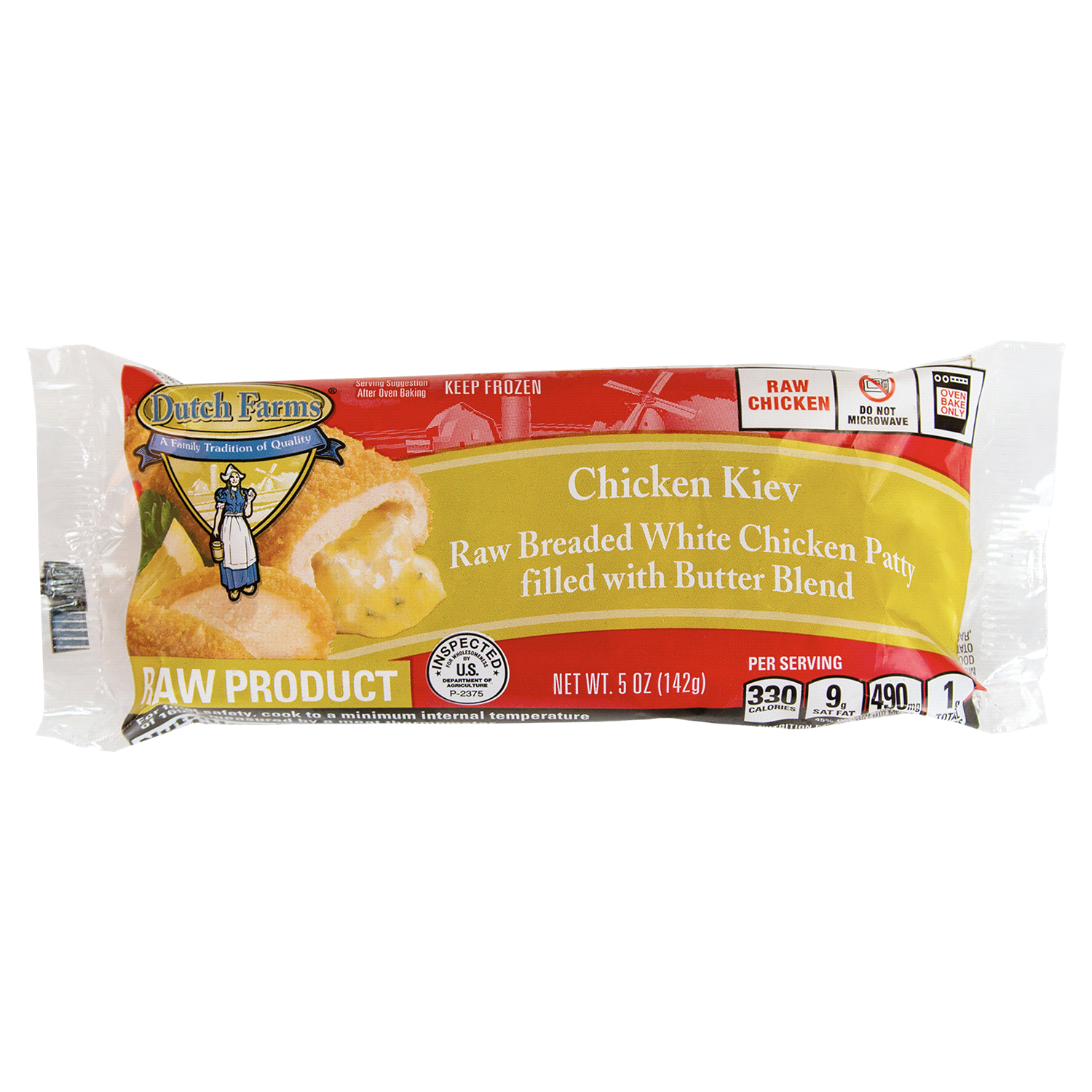 slide 1 of 1, Dutch Farms Chicken Kiev, 5 oz, 5 oz