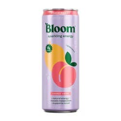BLOOM NUTRITION Sparkling Energy Drink - Peach Mango - 12 fl oz Can