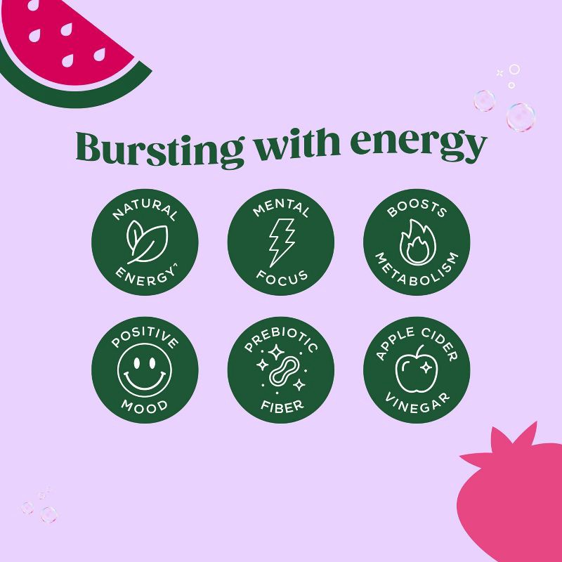 slide 4 of 10, BLOOM NUTRITION Sparkling Energy Drink - Strawberry Watermelon - 12 fl oz Can, 12 fl oz