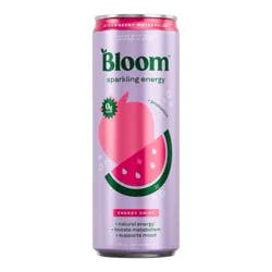 BLOOM NUTRITION Sparkling Energy Drink - Strawberry Watermelon - 12 fl oz Can