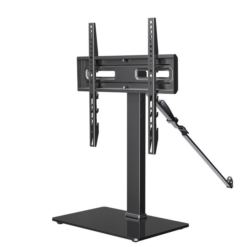 slide 1 of 8, ErgoAV Tabletop TV Stand 32"- 65" TVs: Adjustable Height, Steel, Max 88 lbs, 88 lb