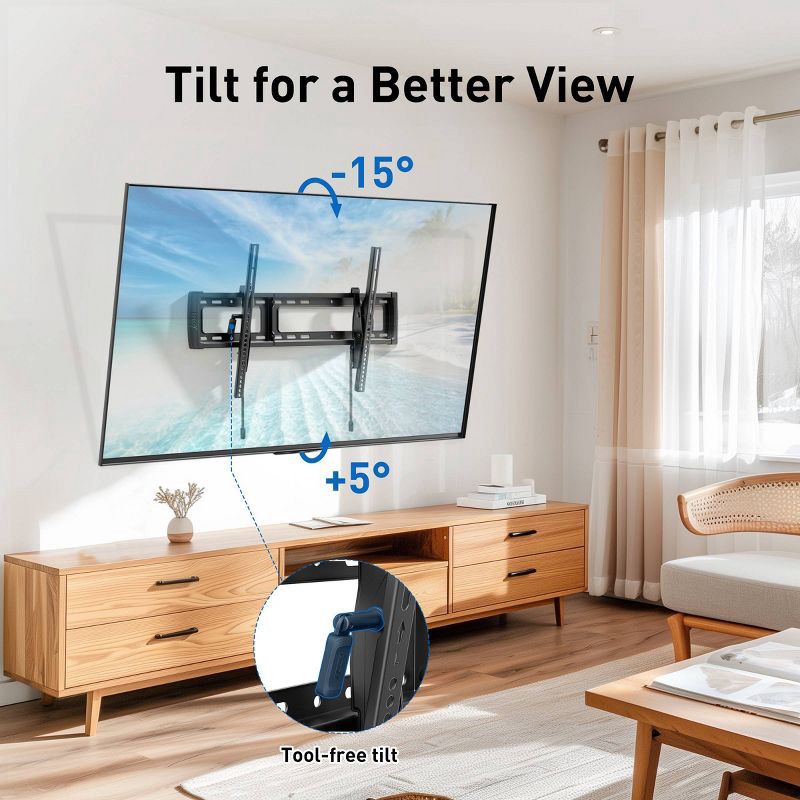 slide 6 of 8, ErgoAV Large Tilt TV Mount 32"- 86" TVs, 1 ct