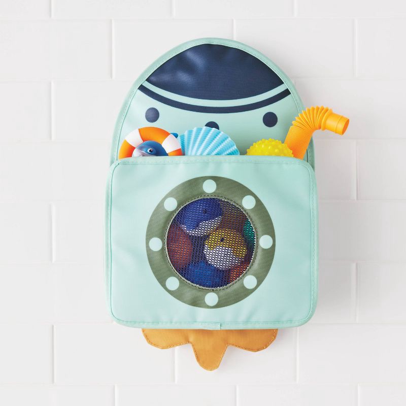 slide 2 of 3, Submarine Kids' Bath Toy Storage - Pillowfort™, 1 ct