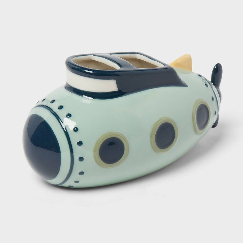 slide 3 of 3, Submarine Kids' Toothbrush Holder - Pillowfort™, 1 ct