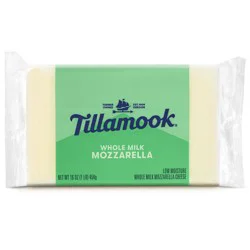 Tillamook Whole Milk Mozzarella Cheese Block - 16oz