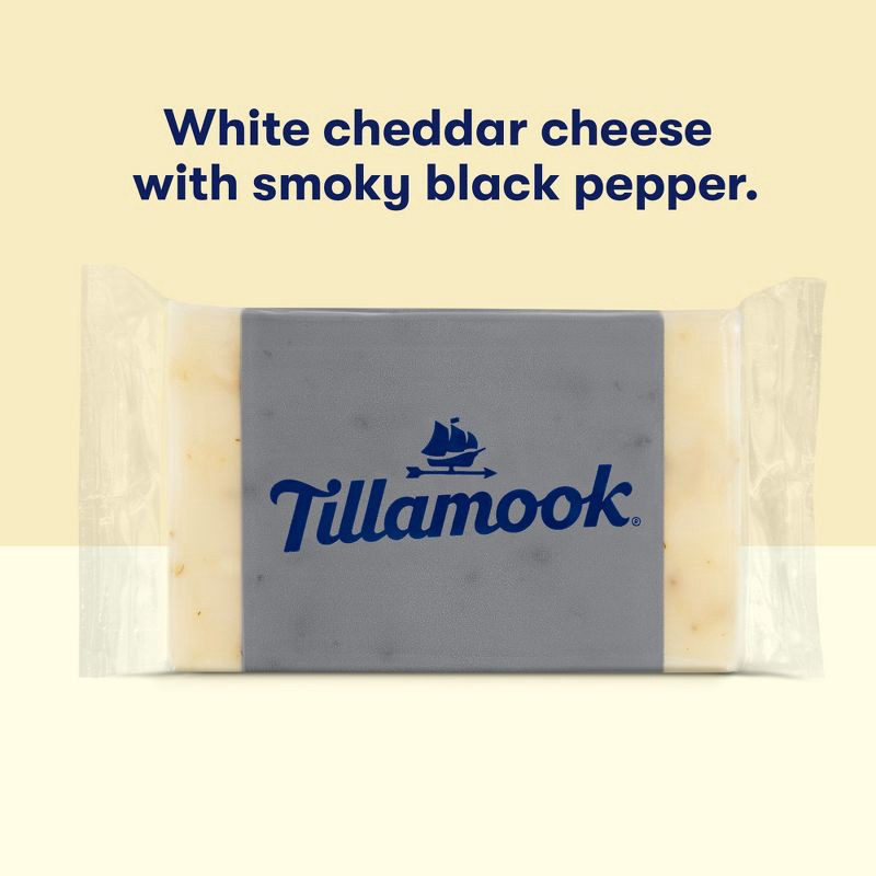 slide 3 of 9, Tillamook Smoked Black Pepper Cheese Snack Portions -7.5oz/10ct, 7.5 oz, 10 ct