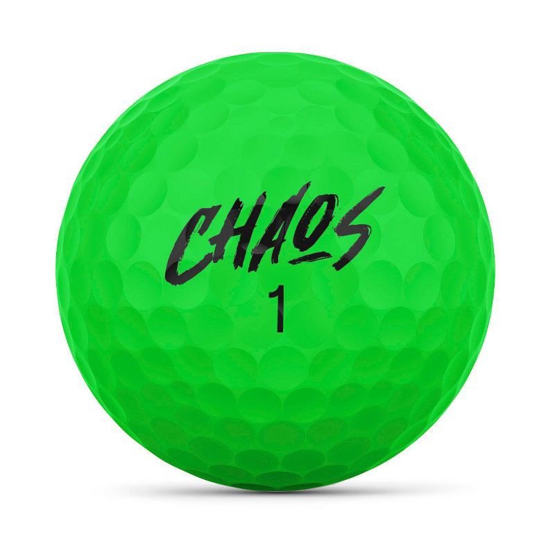 slide 3 of 5, Wilson Chaos Golf Balls - 24pc: Ionomer Shell, Suitable for 9 Years & Up, 24 ct