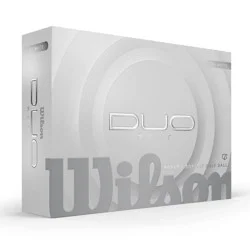 Wilson Duo Soft 12pc Golf Balls - White: Practice Sports Equipment for Ages 9+