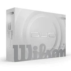 Wilson Duo Soft 12pc Golf Balls - White: Practice Sports Equipment for Ages 9+