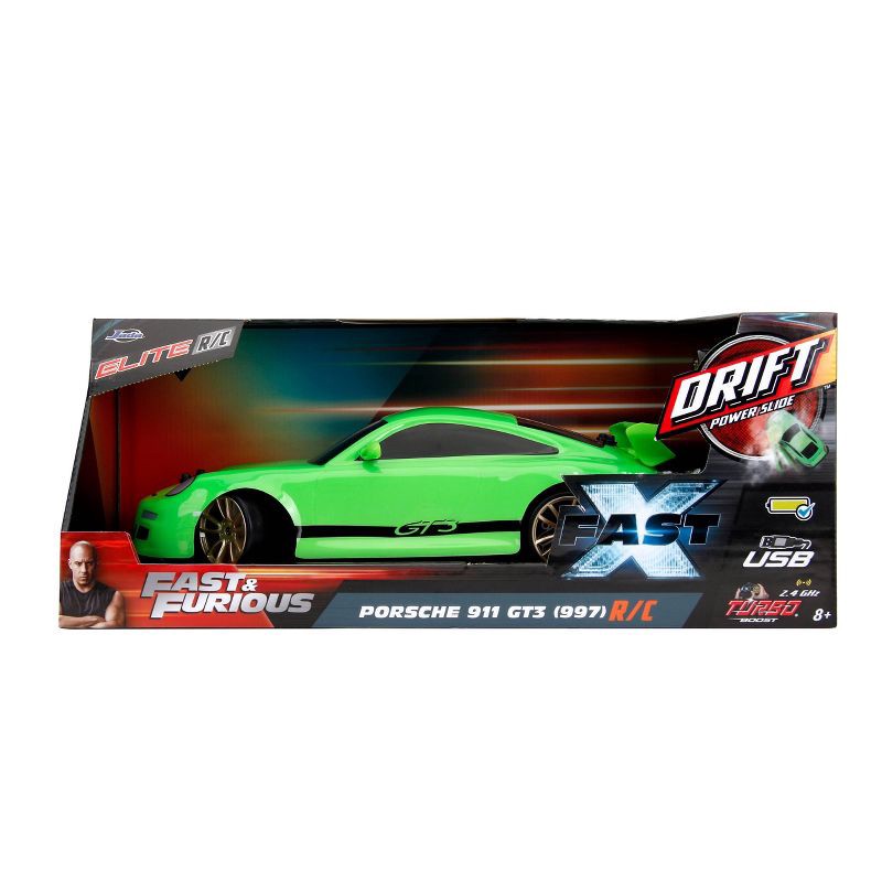 slide 2 of 10, The Fast and The Furious RC Porsche 911 Drift, 1 ct