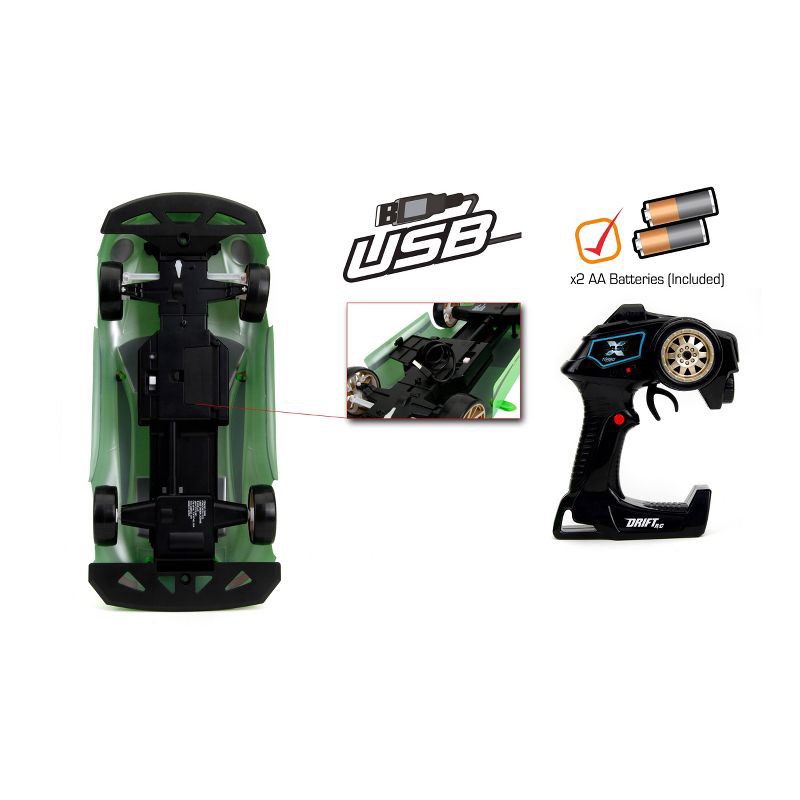 slide 3 of 10, The Fast and The Furious RC Porsche 911 Drift, 1 ct