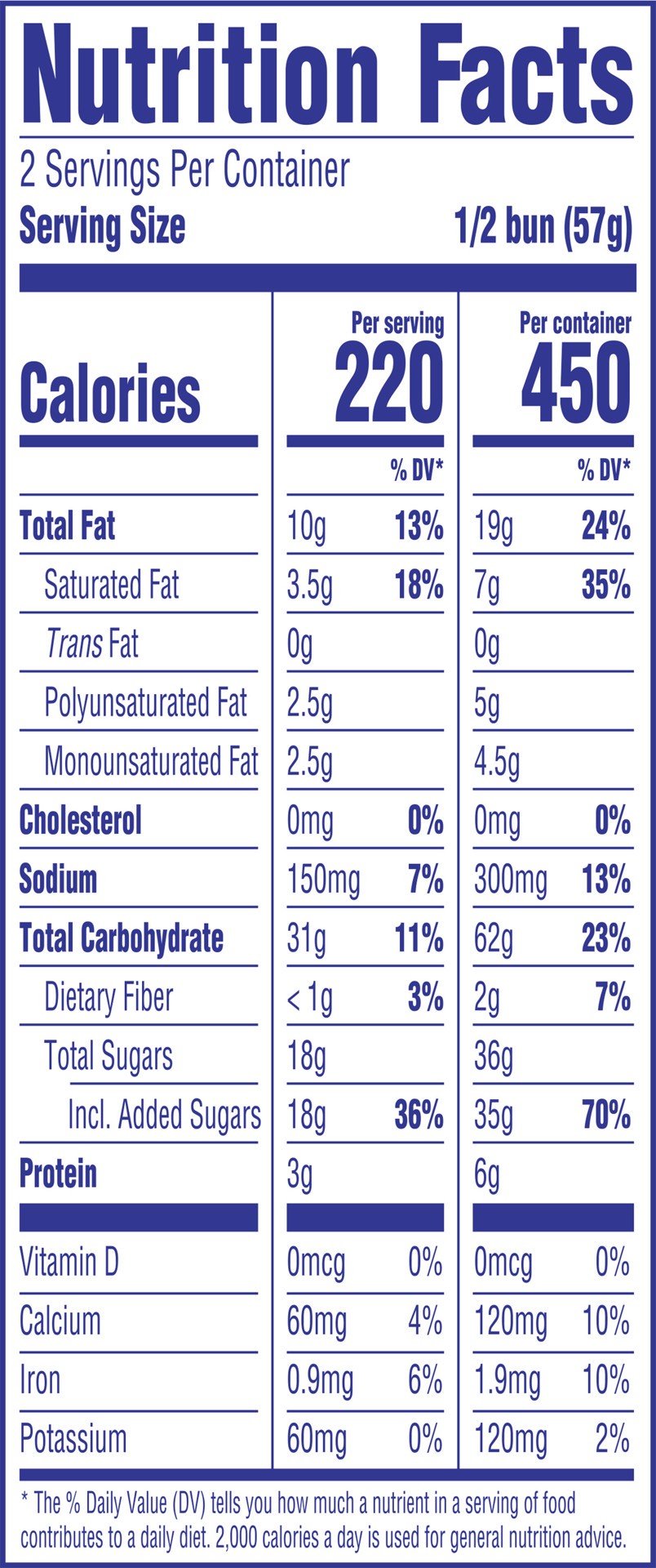 slide 2 of 5, GEORGE WESTON BAKERIES Single Serve Jumbo Iced Honey Bun, 4 oz