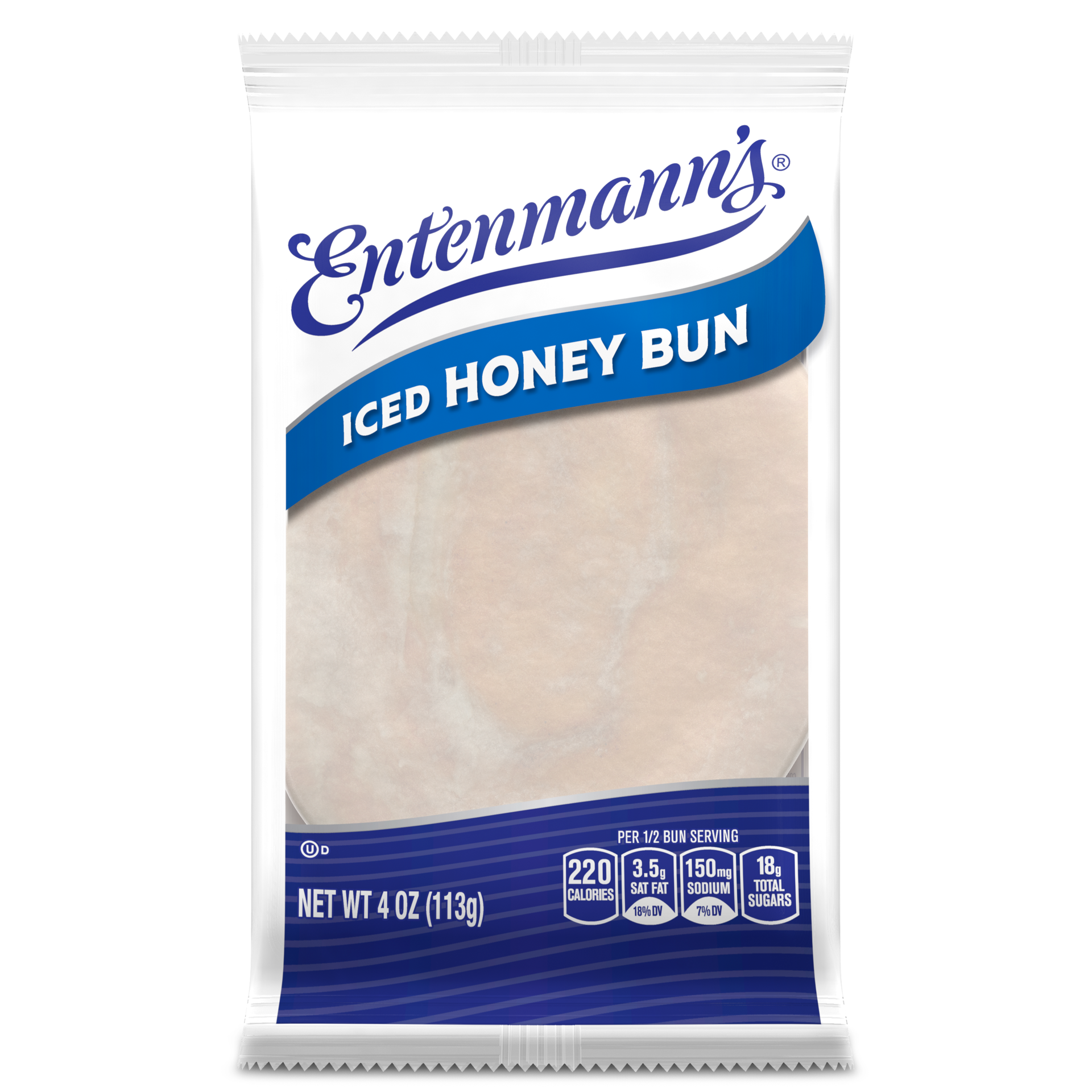 slide 1 of 5, GEORGE WESTON BAKERIES Single Serve Jumbo Iced Honey Bun, 4 oz