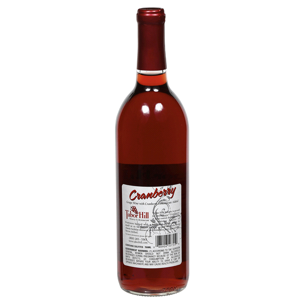 slide 4 of 5, Tabor Hill Cranberry Wine, 750 ml