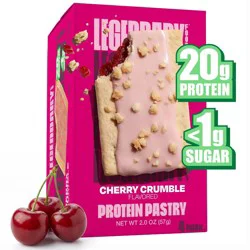 Legendary Foods Gluten Free and Keto Friendly Protein Pastry - Cherry Crumble - 8oz/4ct