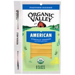 Organic Valley American Cheese Slices - 6oz/8ct