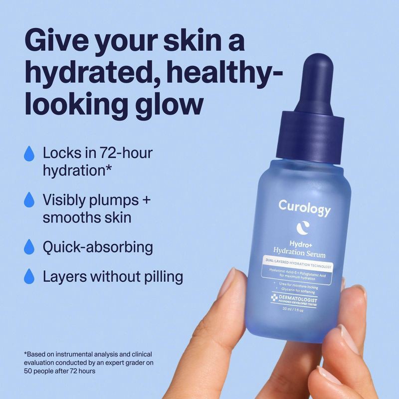 slide 2 of 8, Curology Hydro+ Hydration Serum - 1 fl oz, 1 fl oz