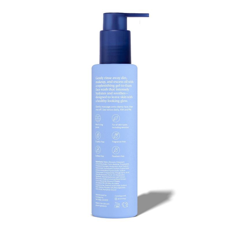 slide 2 of 7, Curology Hydro+ Gel-to-Foam Cleanser - 5 fl oz, 5 fl oz