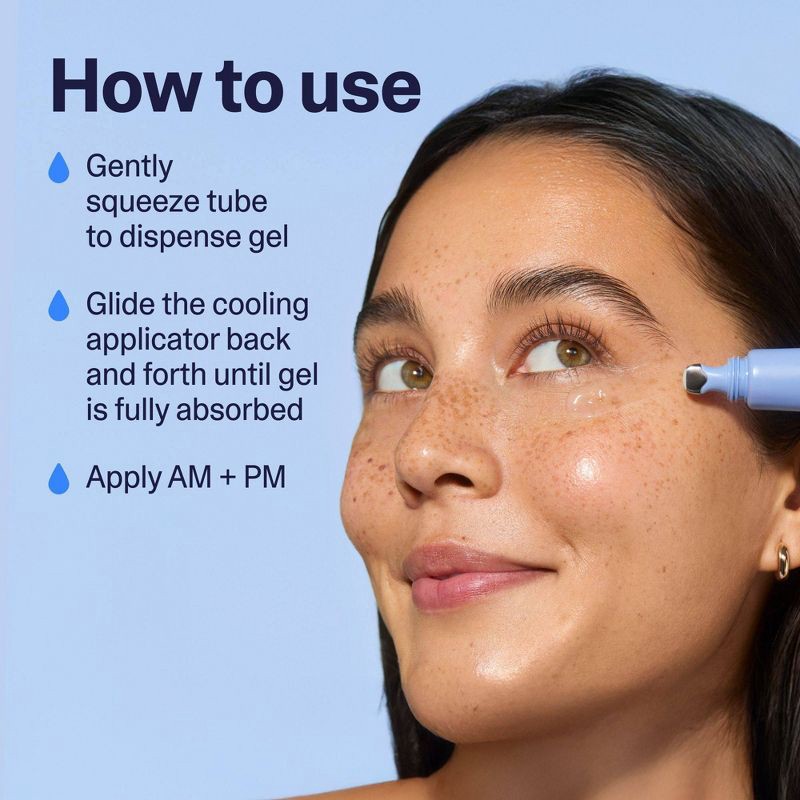 slide 6 of 6, Curology Hydro+ Gel Eye Cream - 0.5 fl oz, 0.5 fl oz