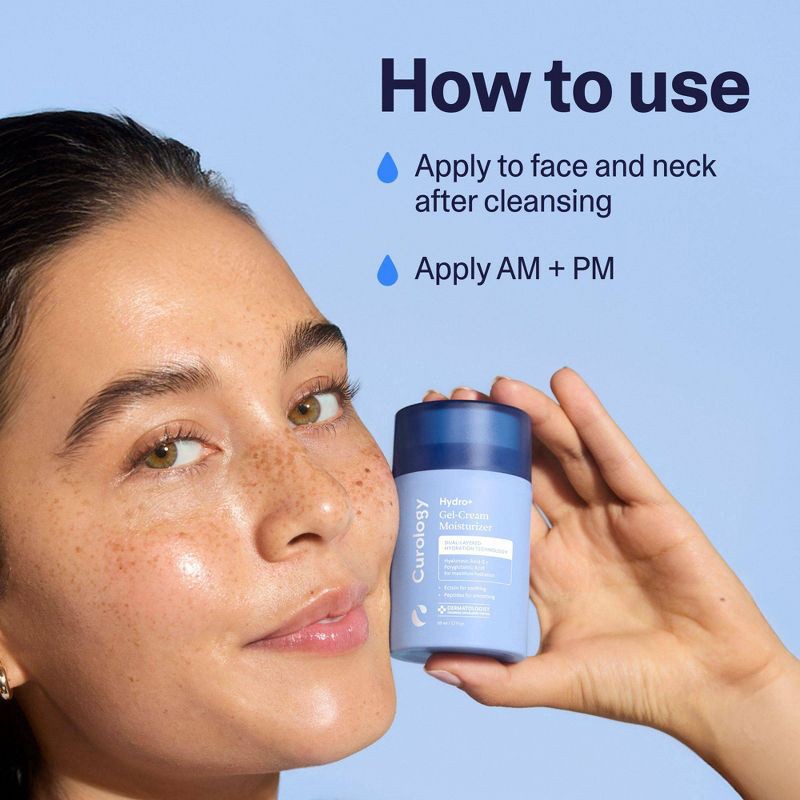 slide 6 of 8, Curology Hydro+ Gel Cream Moisturizer - 1.7 fl oz, 1.7 fl oz