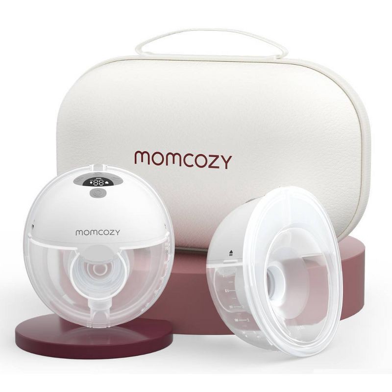 slide 1 of 12, Momcozy M5 Hands-Free Wearable Electric Breast Pump Set, 1 ct
