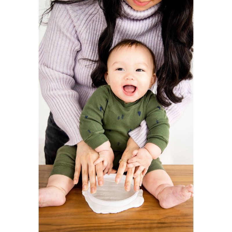 slide 7 of 10, Pearhead Baby's Print Ornament - White, 1 ct