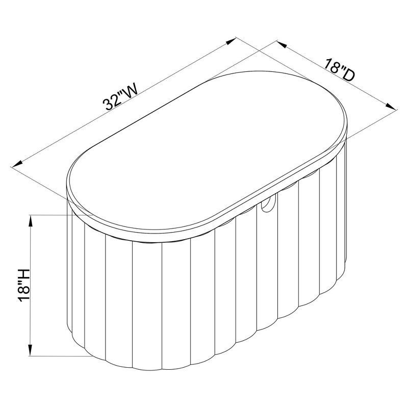 slide 6 of 6, 32" Folding Double Storage Bench Green - Room Essentials™, 1 ct