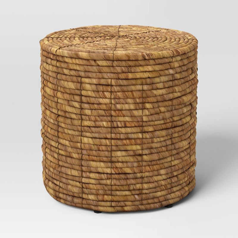 slide 2 of 4, Woven Storage Ottoman Natural- Room Essentials™, 1 ct