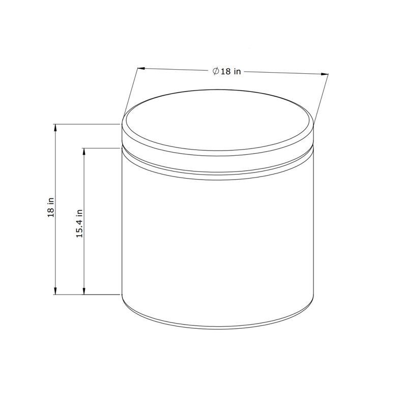 slide 4 of 4, Woven Storage Ottoman Natural- Room Essentials™, 1 ct