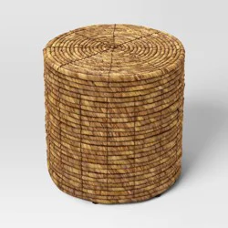 Woven Storage Ottoman Natural- Room Essentials™