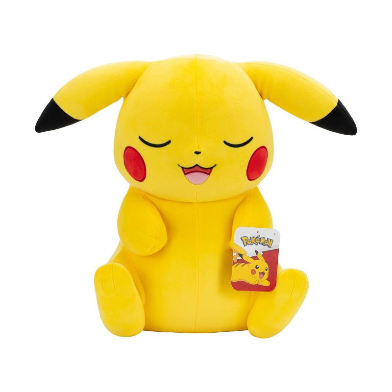 slide 2 of 6, Pokemon 18" Sleeping Plush Pikachu, 1 ct