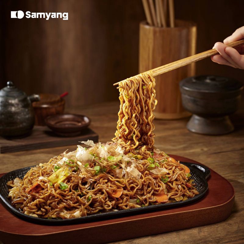 slide 3 of 3, Samyang Buldak Yakisoba Chicken Flavor Spicy Ramen Noodles - 22oz/5ct, 22 oz, 5 ct