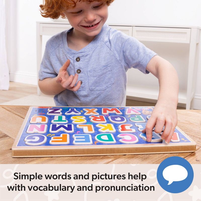 slide 6 of 9, Melissa & Doug® Ms. Rachel Wooden Phonics Alphabet Sound Puzzle with Light-Activated Sound Effects, 26-Piece: Educational Aid, 1 ct
