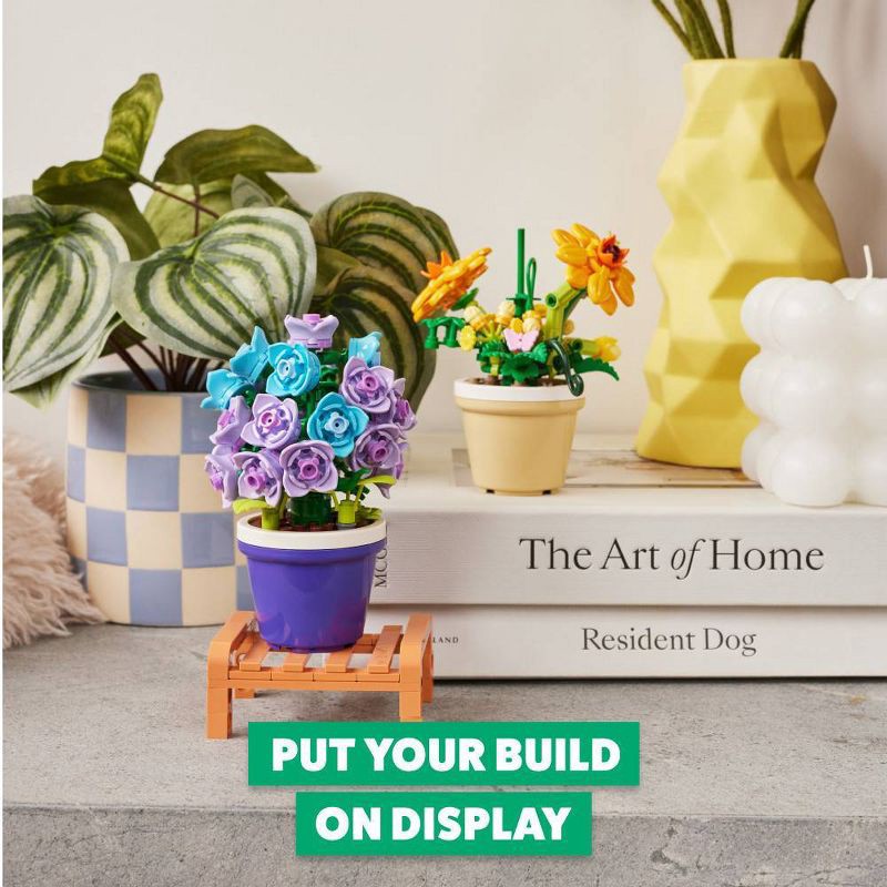 slide 4 of 13, MAX Build More Garden Capsule - Potted Plants: Educational Blocks for Creativity & Fine Motor Skills, 150 Pieces, 150 ct