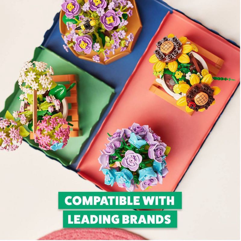 slide 6 of 13, MAX Build More Garden Capsule - Potted Plants: Educational Blocks for Creativity & Fine Motor Skills, 150 Pieces, 150 ct