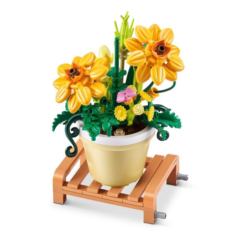 slide 9 of 13, MAX Build More Garden Capsule - Potted Plants: Educational Blocks for Creativity & Fine Motor Skills, 150 Pieces, 150 ct