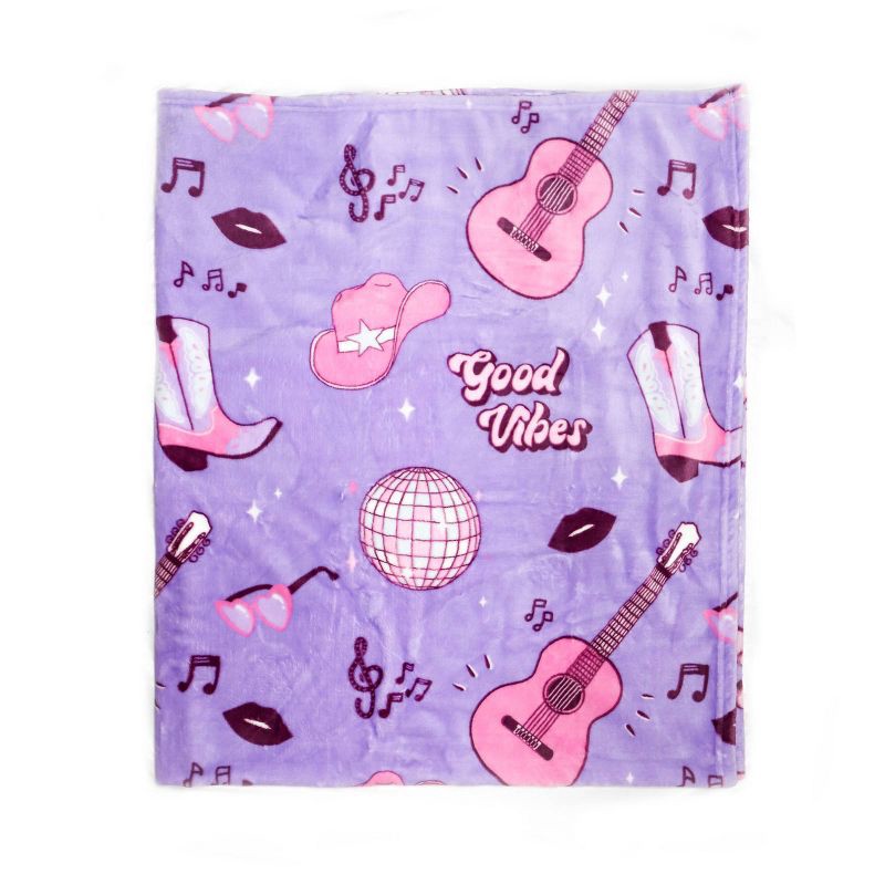 slide 1 of 6, Trend Collector Cowgirl Throw Blanket, 1 ct