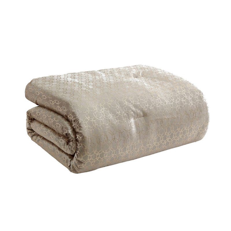 slide 4 of 9, Hallmart Collectibles 12pc King Harlan Bedding Set Gold, 12 ct