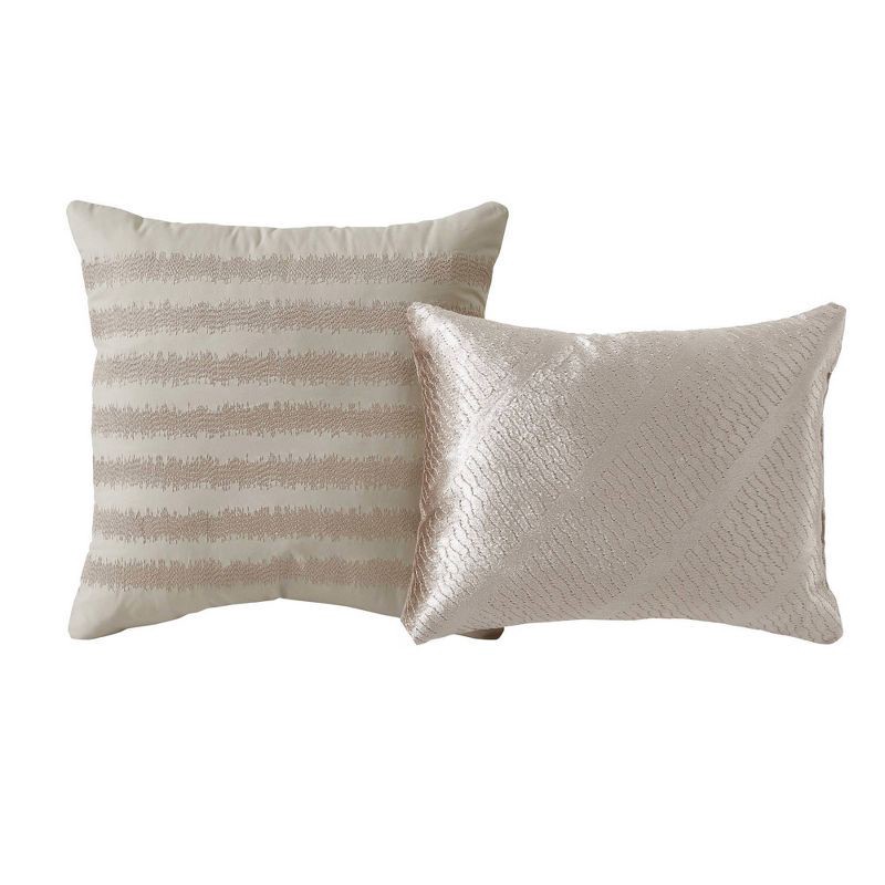 slide 6 of 9, Hallmart Collectibles 12pc King Harlan Bedding Set Gold, 12 ct