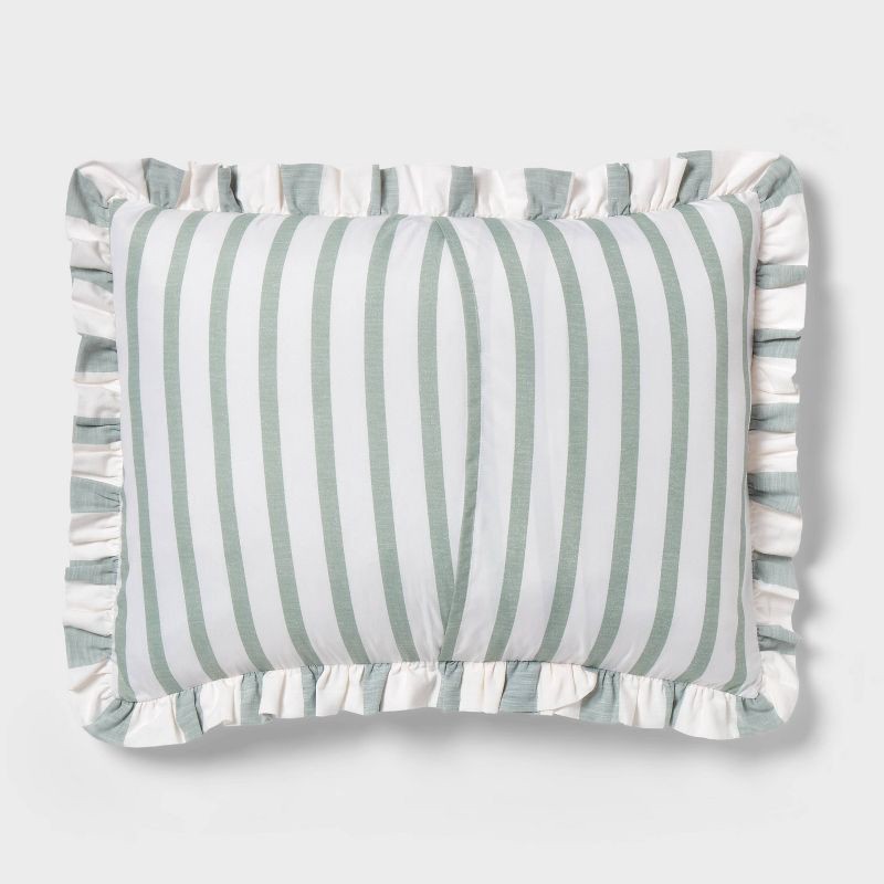 slide 5 of 7, 8pc King Cabana Striped Floral Comforter and Sheet Set - Threshold™, 8 ct