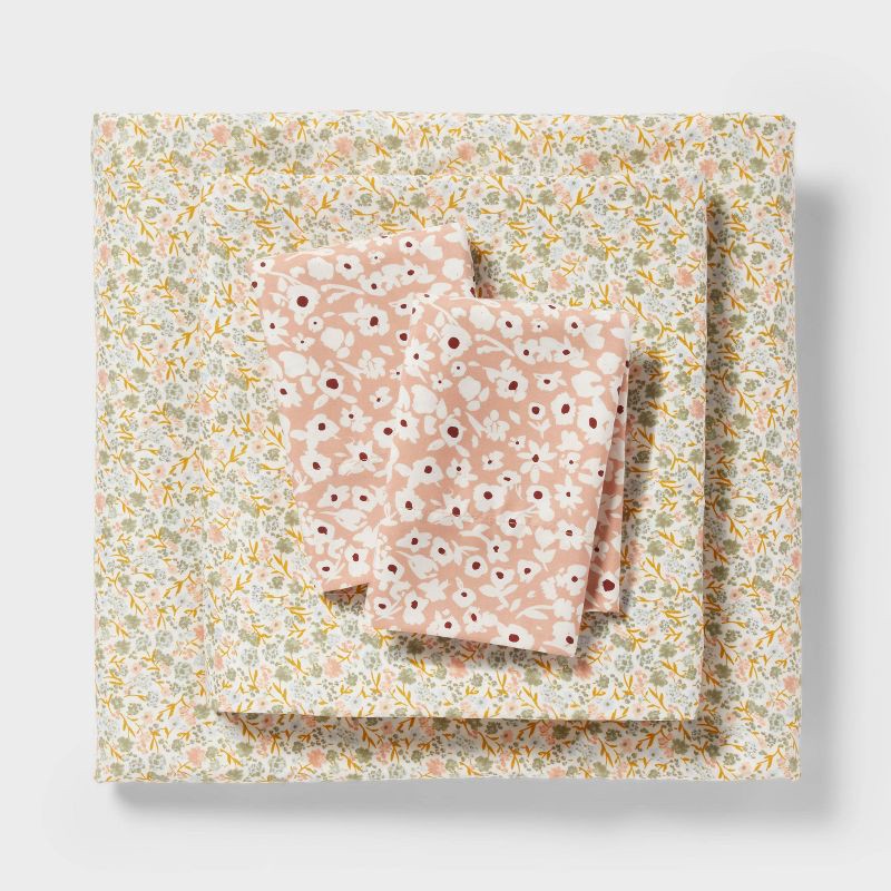 slide 6 of 7, 8pc King Cabana Striped Floral Comforter and Sheet Set - Threshold™, 8 ct