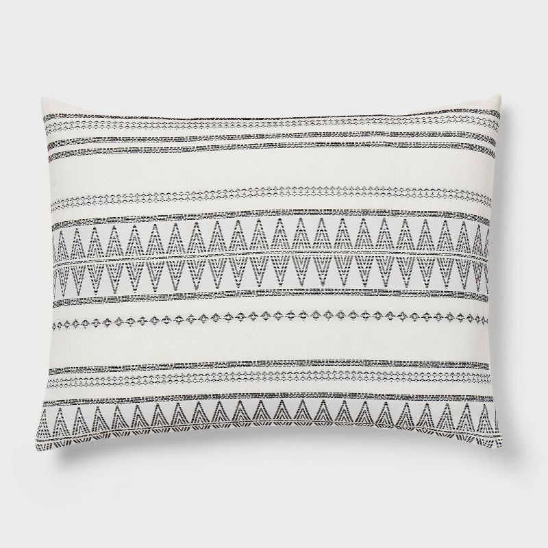 slide 4 of 7, 8pc Queen Woven Diamond Striped Comforter and Sheet Set - Threshold™, 8 ct