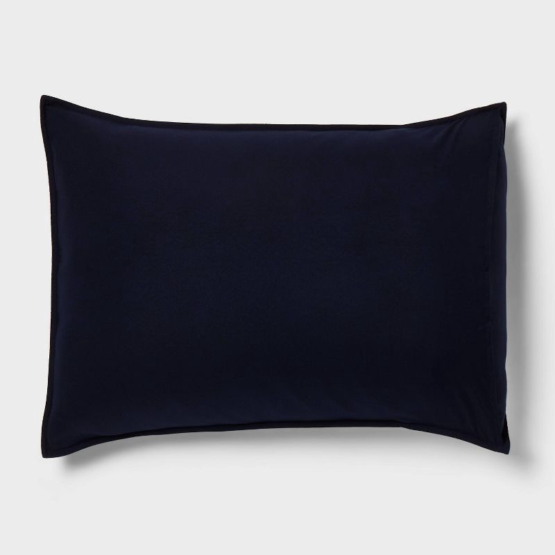slide 5 of 7, 8pc Queen Chambray Comforter and Sheet Set Indigo - Threshold™, 8 ct
