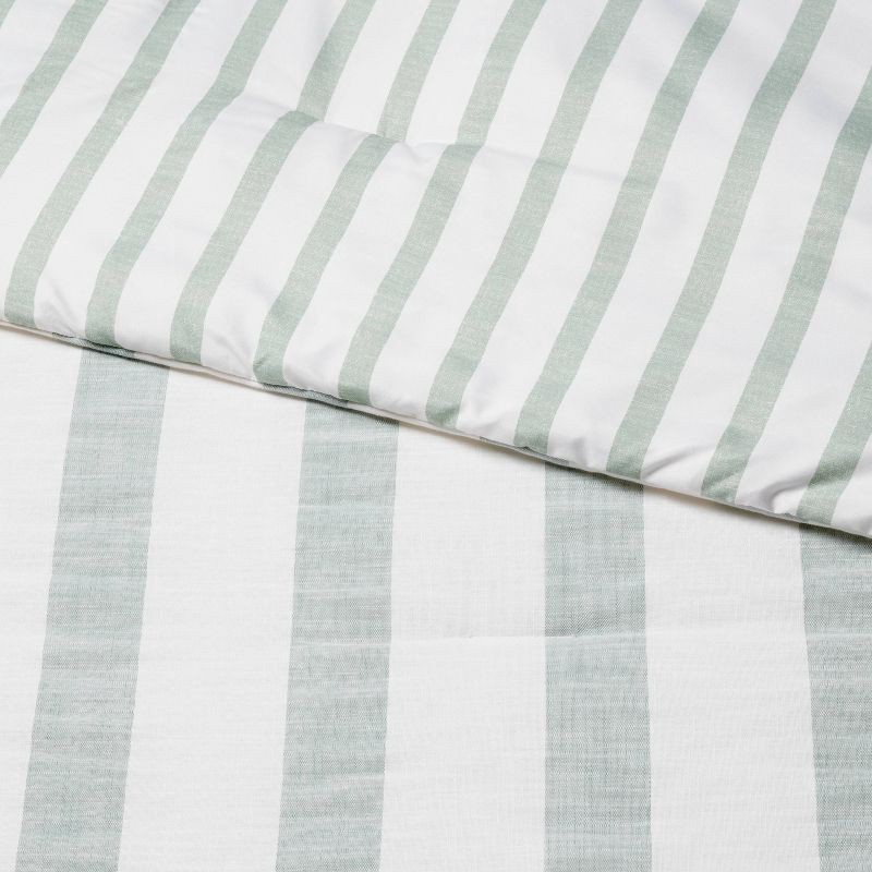 slide 3 of 7, 8pc Queen Cabana Striped Floral Comforter and Sheet Set - Threshold™, 8 ct