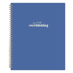 Blue Sky The Everygirl 8.5"x11" 2025-2026 Weekly/Monthly Wirebound Planner Solid Busy Blue