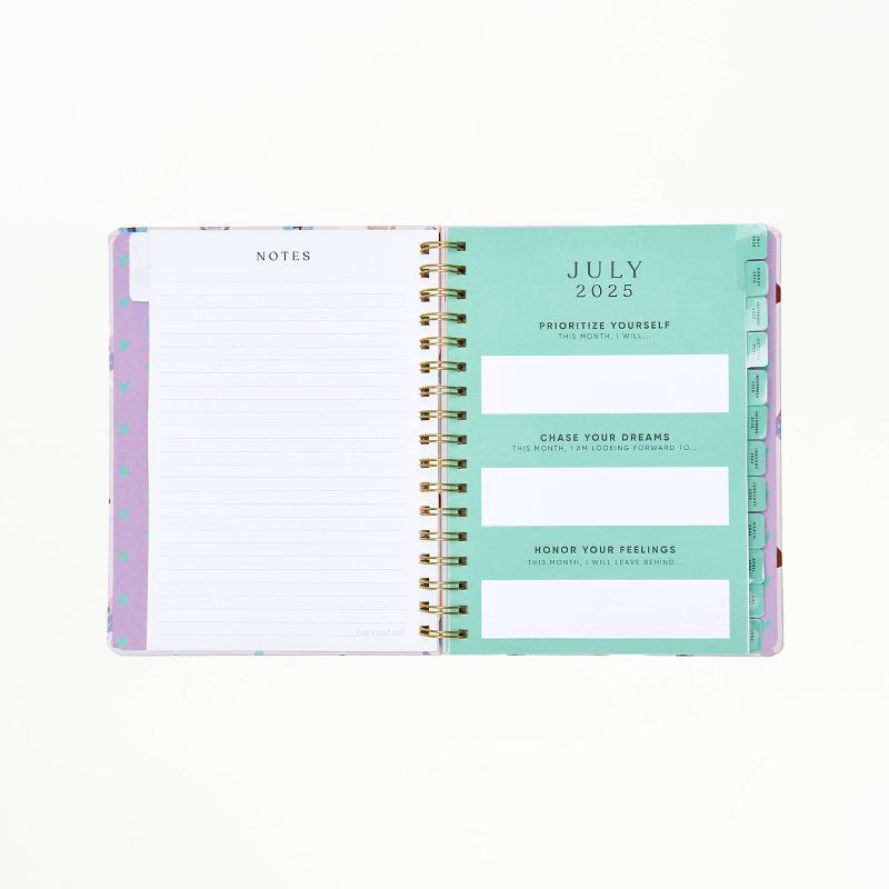 slide 5 of 10, Be Rooted Be Rooted 7"x9" Academic Planner 2025 - 26 All Over Print Purple, 1 ct